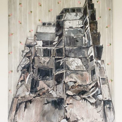 acryl op karton 72cm B, 97 cm H