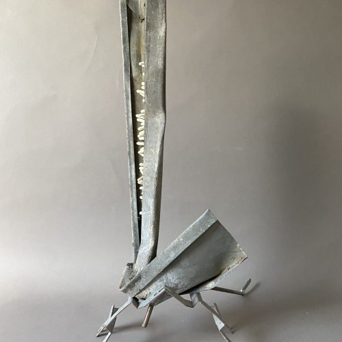 zink, metaal en kunststof achterkant 40cm hoog